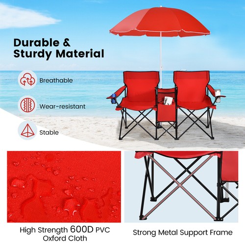 Folding loveseat camping - loveseat, chair