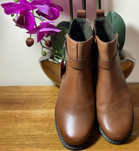 Rieker leather chelsea boot - rieker,
