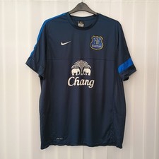 Everton FC Nike mens football training shirt top size 2XL XXL Dark Navy Blue