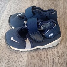 Kids Navy Nike Air Rift trainer Sandals Size 6.5 Infant Kids EU 23.5 
