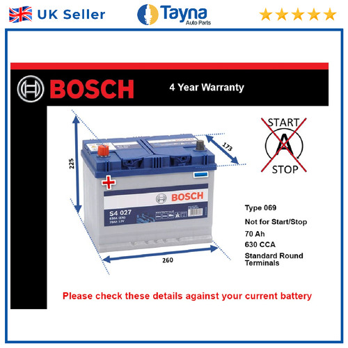 Car battery s4027 bosch - car,