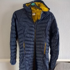 Rab Microlight Parka Womens Coat Pertex Nikwax Hydrophobic Down UK 10