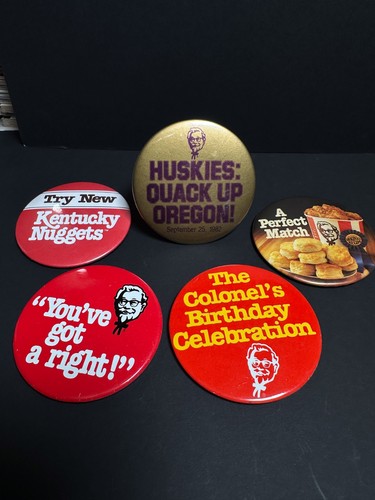 Vintage kfc buttons - 5,