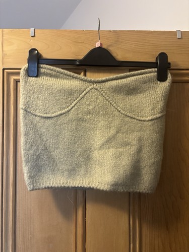 Zara women strapless wool - zara,