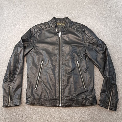 Diesel mens jacket large black - mens,