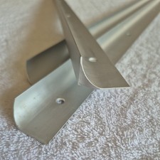 Worktop, Corner joint  Strips 30mm  Brushed Silver. New.