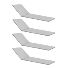 4 Pc Grey Outdoor Rattan Sun