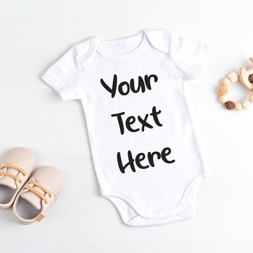 Personalised baby bodysuit - personalised,
