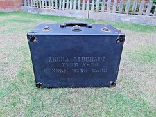 ORIGINAL WWII US NAVY AIRCRAFT FOLMER GRAFLEX K-20 CAMERA BOX -CASE ONLY- SPARES