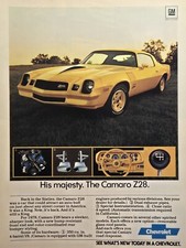 '78 Chevy Camaro Z28 Canary