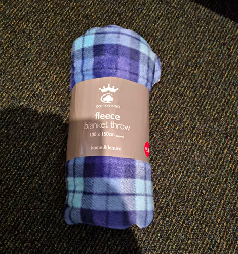 Cotton king sofa throw fleece - sofa,