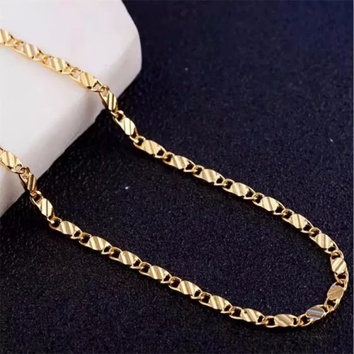 18k gold plated - 2mm, chain