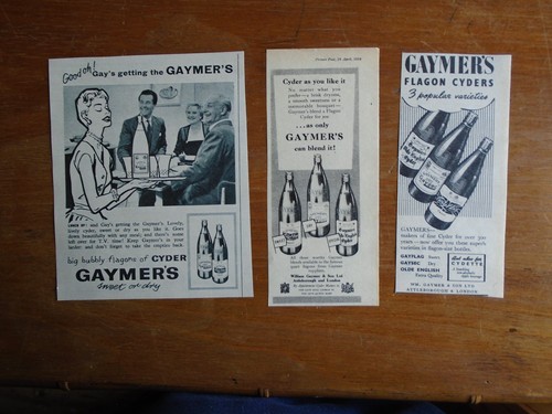 Vintage adverts 3 x small - adverts:,