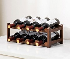 8 Bottle Wooden Wine Rack,2