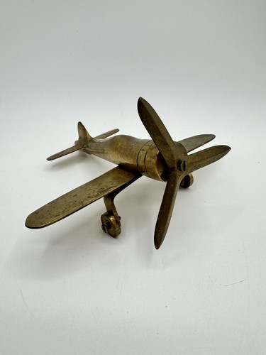 Vintage solid brass model ww2 - brass,