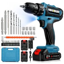 2 Battery 21V Cordless Drill