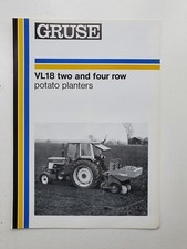 GRUSE VL18 2 & 4 ROW POTATO PLANTER SALES BROCHURE