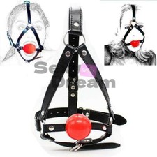 PU Leather Head Harness Open
