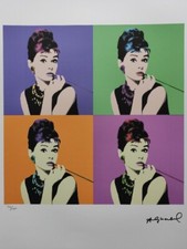 Andy warhol signed - signed, lithograph