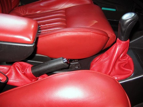 Gear lever and - , brake