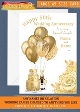 Personalised 50th Anniversary