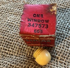 1 NOS RARE CREAM 1959 MINI INDICATOR STALK LENS /AUSTIN SE7EN /MORRIS MINI MINOR