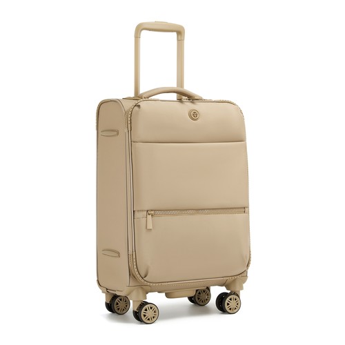 Khaki 20inch soft shell nylon - shell,