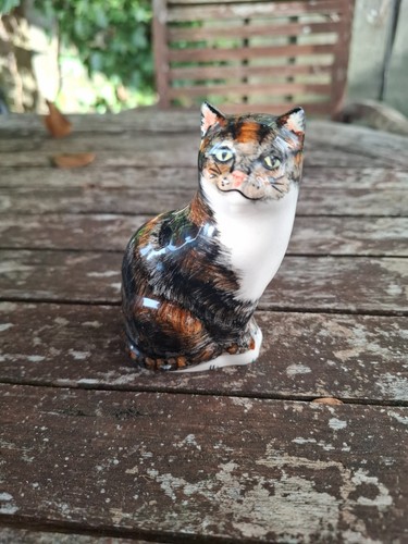 Quail ceramic cat tortoise - quail,