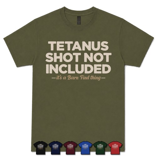 Tetanus shot not included barn - tetanus,