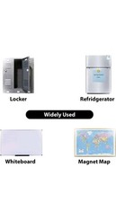 Magnets | Fridge Magnets | 25mm Round Whiteboard Magnet for Memo Notice Board