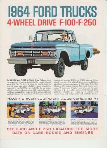 1964 ford truck series 100 - truck, f-series