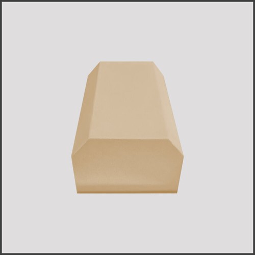 Double chamfered wall - 3x,