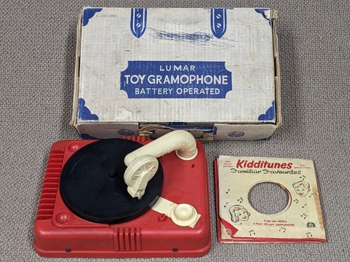 Marx toys lumar toy gramophone - lumar,