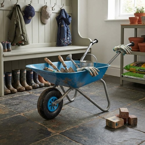 Sturdy silver blue - silver/blue, children's