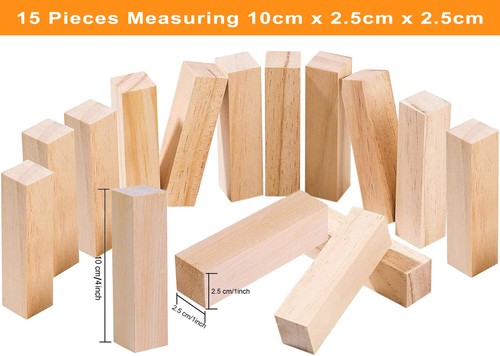 Basswood carving blocks kit - blocks, kit-15