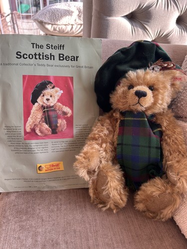 Steiff scottish bear - scottish,