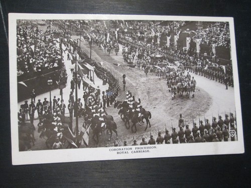 Postcard coronation - postcard,