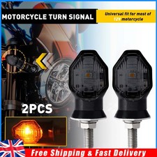 Amber Smoke Motorcycle Turn