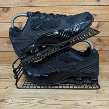 Nike Trainers Womens Size UK 4.5 Shox Enigma 9000 Black Running Gym Shoes