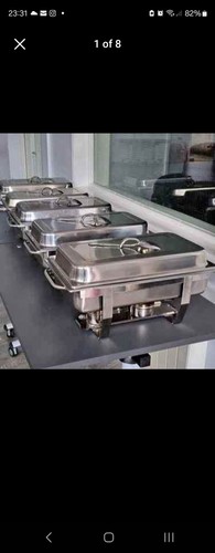 Chafing dish food - chafing, for