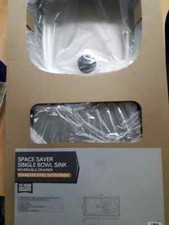 Astracast Single Bowl Space Saver Stainless Steel Satin Finish Kitchen Sink