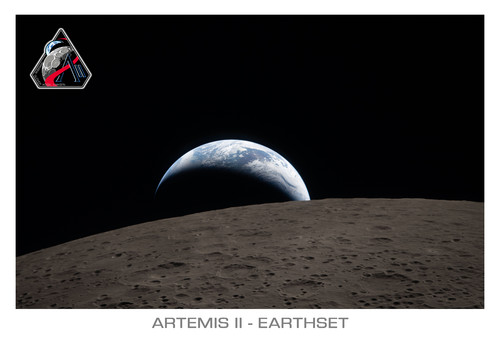 Nasa artemis earthset - nasa, 'earthset'