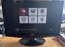 LG Flatron M227WD 21.5” Full HD 1080p TV Monitor HDMI Freeview Built-In Speakers