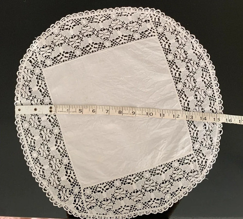Vintage large round white - vintage,