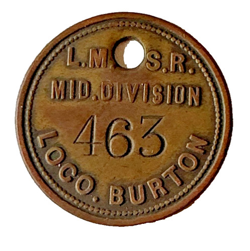 Lmsr railway brass - brass, token