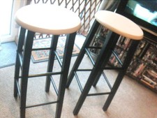 Pair of Tall brand new bar stools 