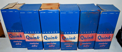 Vtg parker quink permanent red - parker,