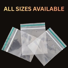 100 x Small Clear Plastic Bags