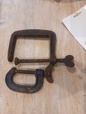 1 x Record G Clamp No 2 and 1 x unknown g clamp