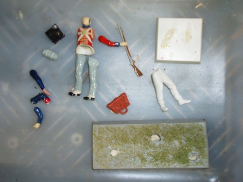 Airfix waterloo soldier parts - waterloo,